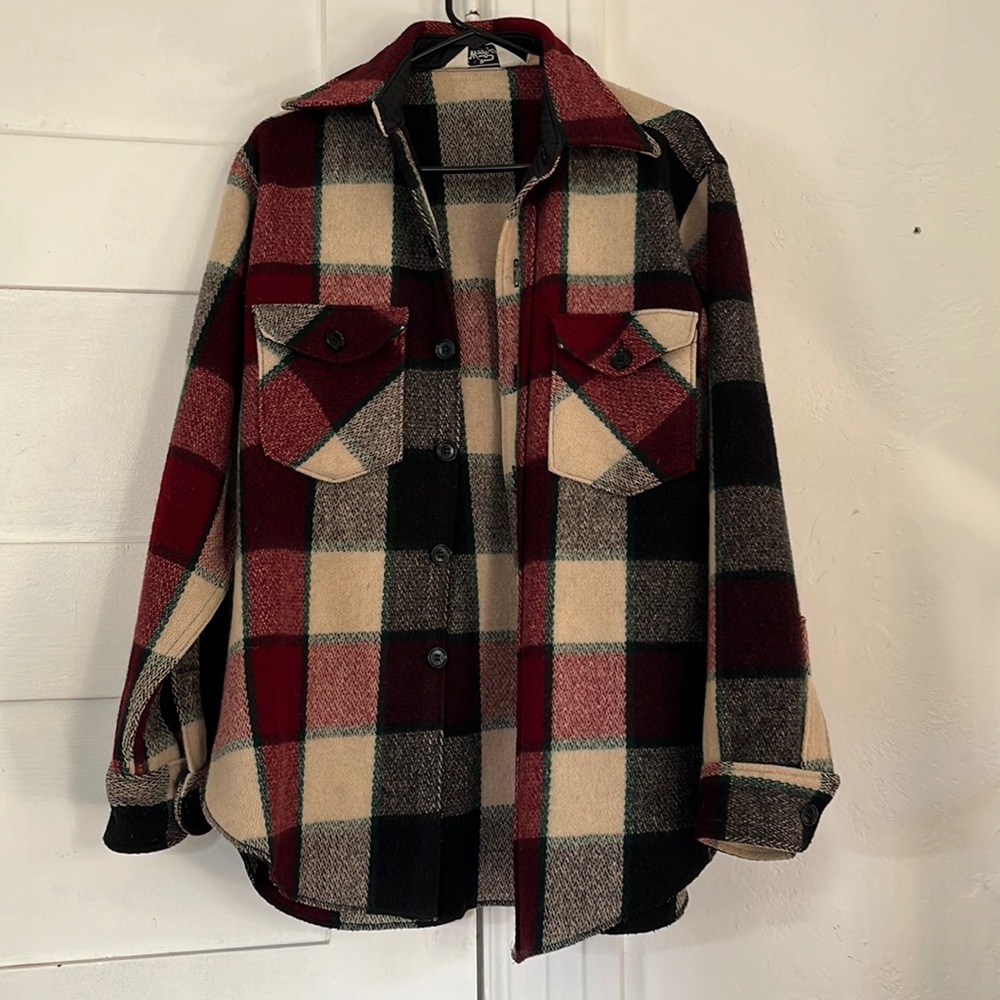 Vintage Woolrich Plaid Wool Shacket